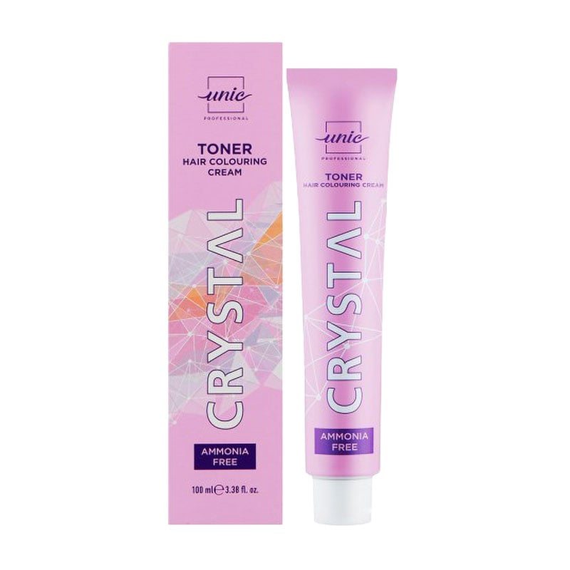 Безаміачний тонер для волосся Unic Crystal Toner Hair Coloring Cream T10/06 Пісочний, 100 мл